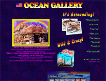 Tablet Screenshot of oceangallery.com